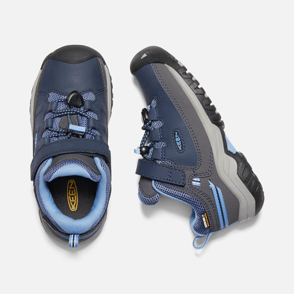 Zapatos de Seguridad Keen Mexico Azules - Niños Targhee Waterproof - PT8259734